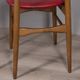 Pair of vintage 1960s chairs in wood and leather, italian design