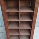 Walnut cabinet stamped BRUN.G.