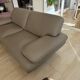 Full-grain leather 3-seater sofa roche bobois