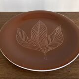 Plate by Robert Picault, modernist, 1960, leaf.