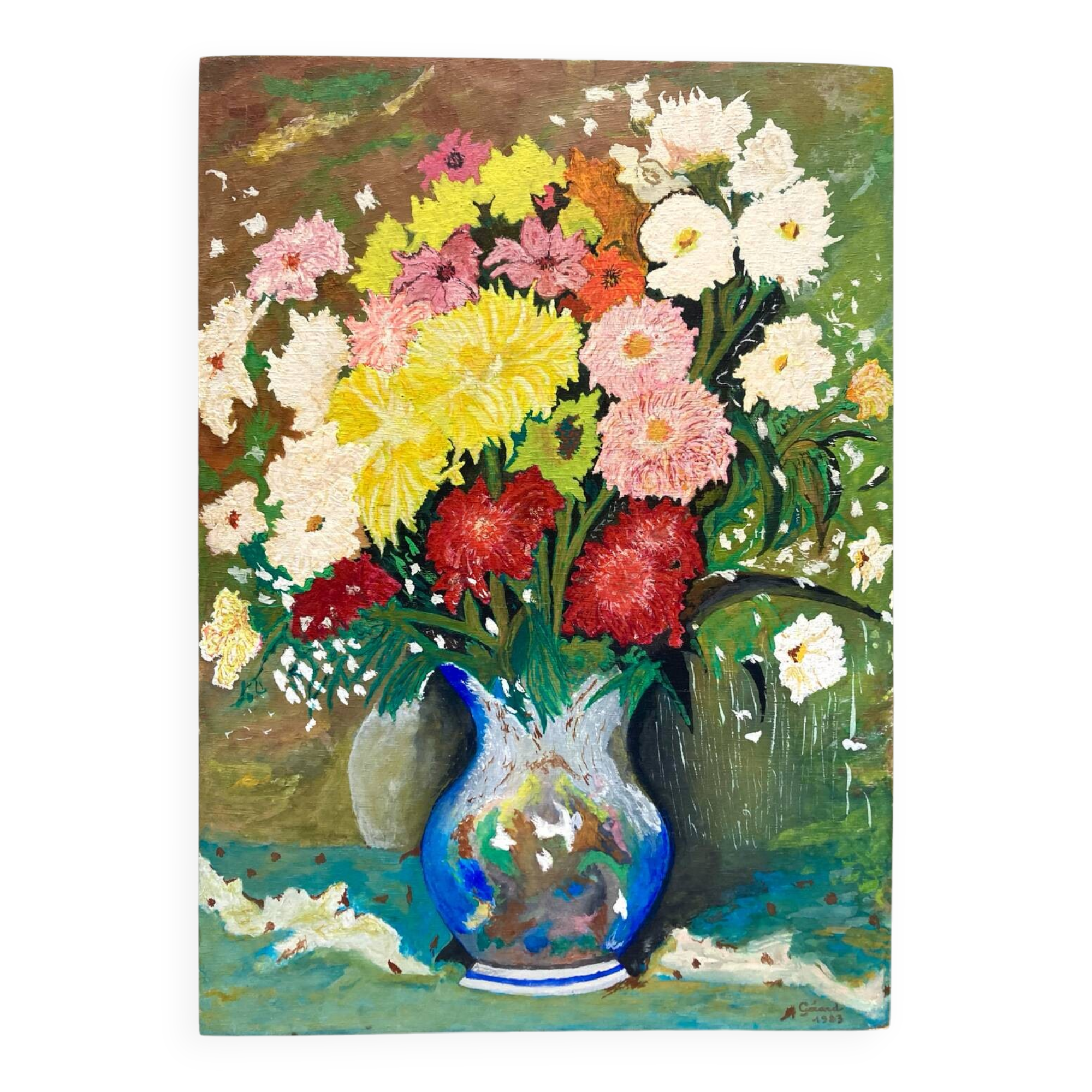 Flower bouquet painting