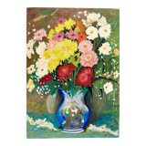 Flower bouquet painting