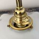 New electrified white opaline wall lamp