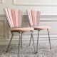 restored vintage "petal" chairs