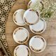 Set of 7 vintage dessert plates
