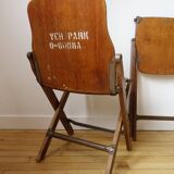 Paire de chaises pliantes US Army WWII