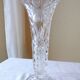 Vase en verre cisele