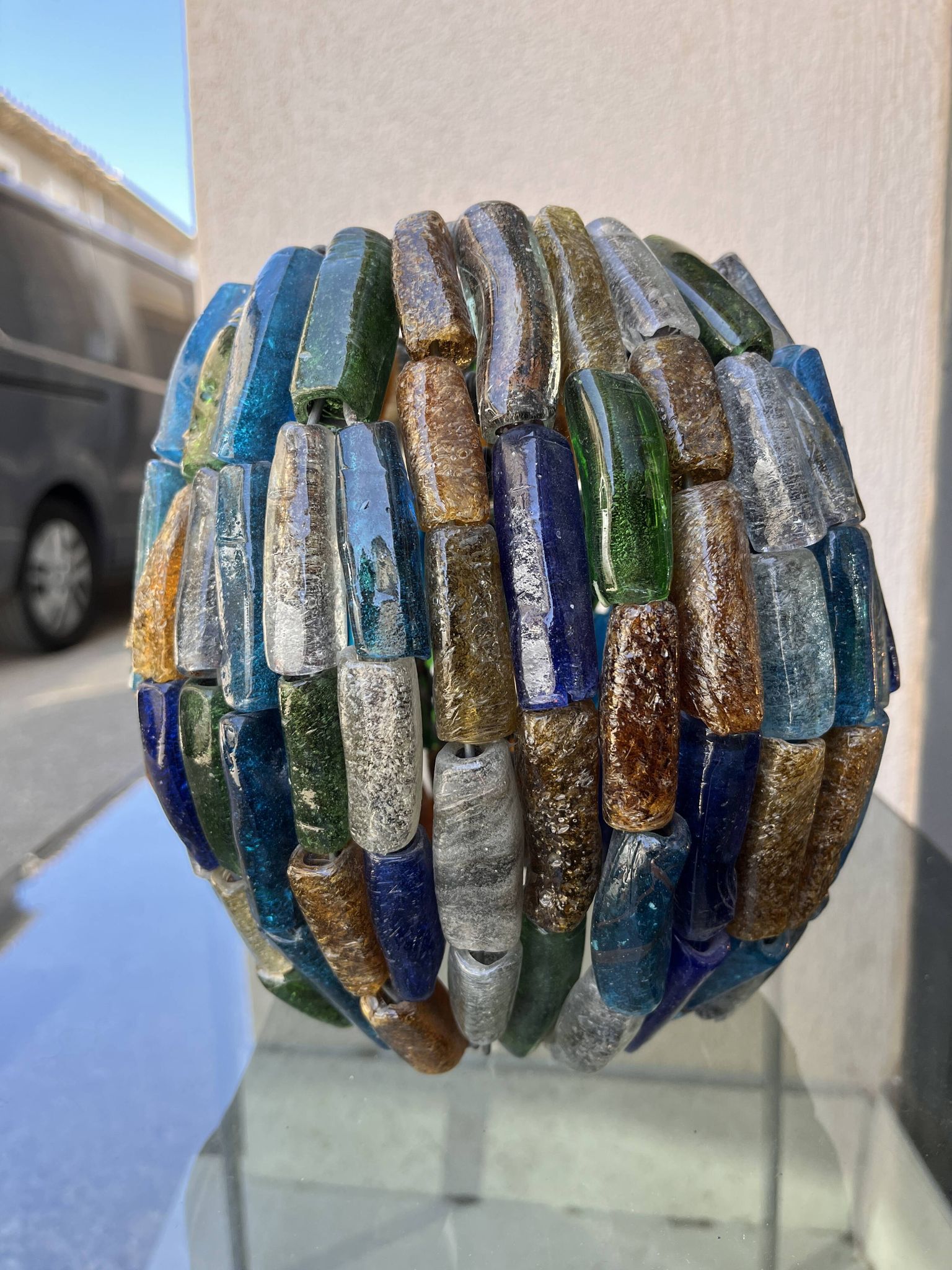 vintage Murano glass paste chandelier
