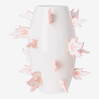 Pink Flame Vase