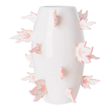 Vase à flamme rose