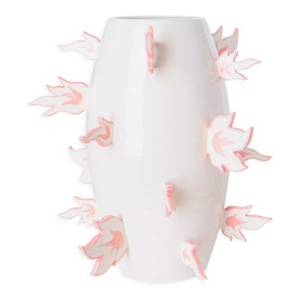 Pink Flame Vase