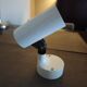 Erco brand tilting spotlight wall light - 1960s/1970s