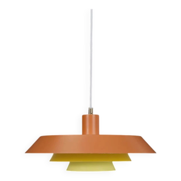 Lyfa / Bent Karlby “Troika” pendant lamp / 1960s / 1970s / mid-century Danish modern design