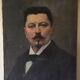 Portrait homme à la moustache XIXème
