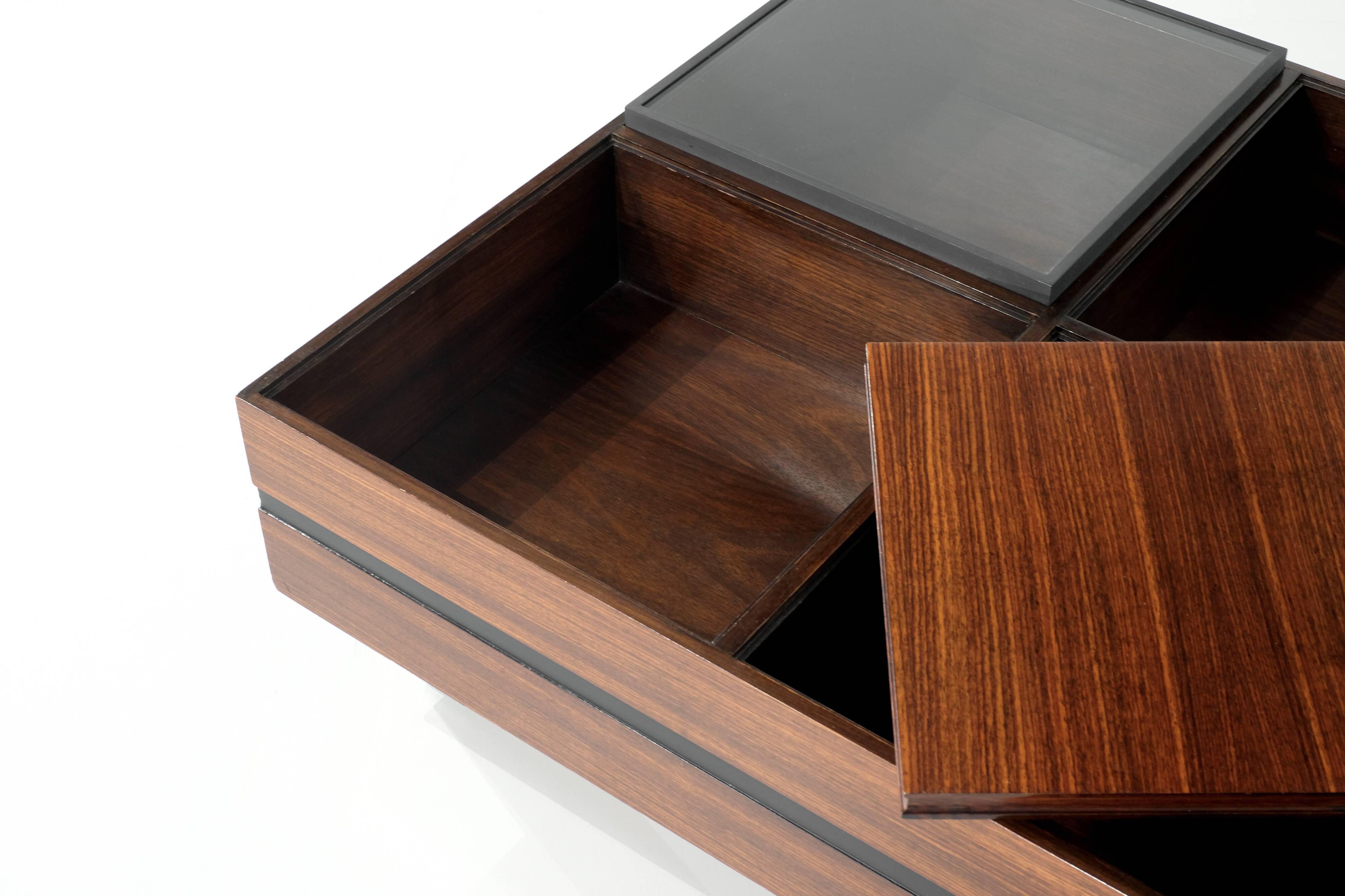 Coffee table by Carlo Hauner for Forma Italy 1960's.