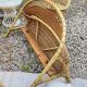 Vintage seventies rattan children's basket.
