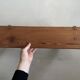 Small pine wall shelf