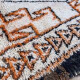 Beni Ourain Moroccan rug white - 190 x 338 cm