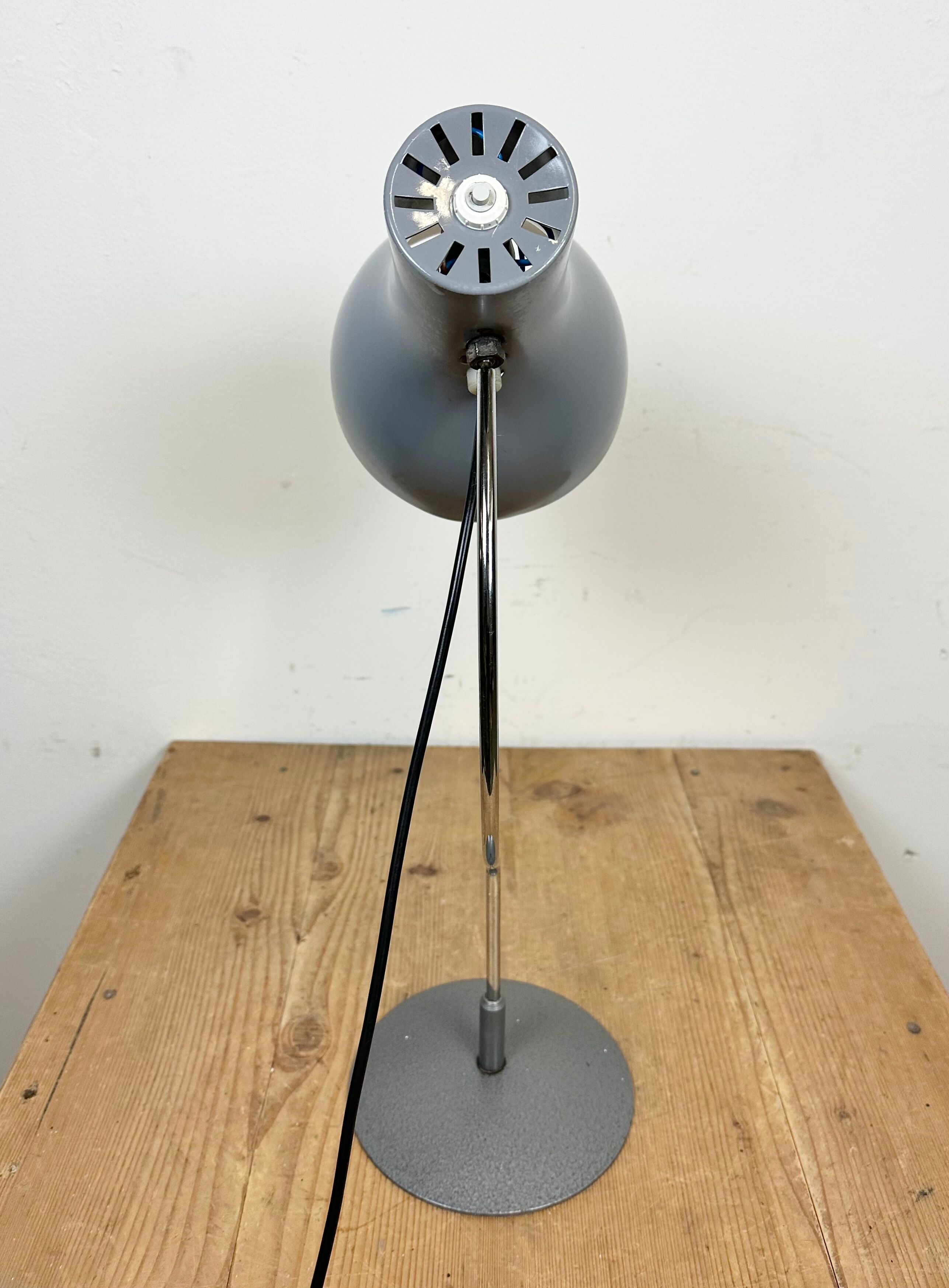 Grey Table Lamp by Josef Hurka for Napako, 1960s