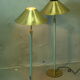 Pair of mid century lamps, 1970's
