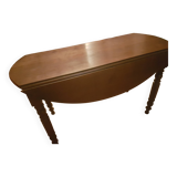 Louis Philippe cherry wood shutter table