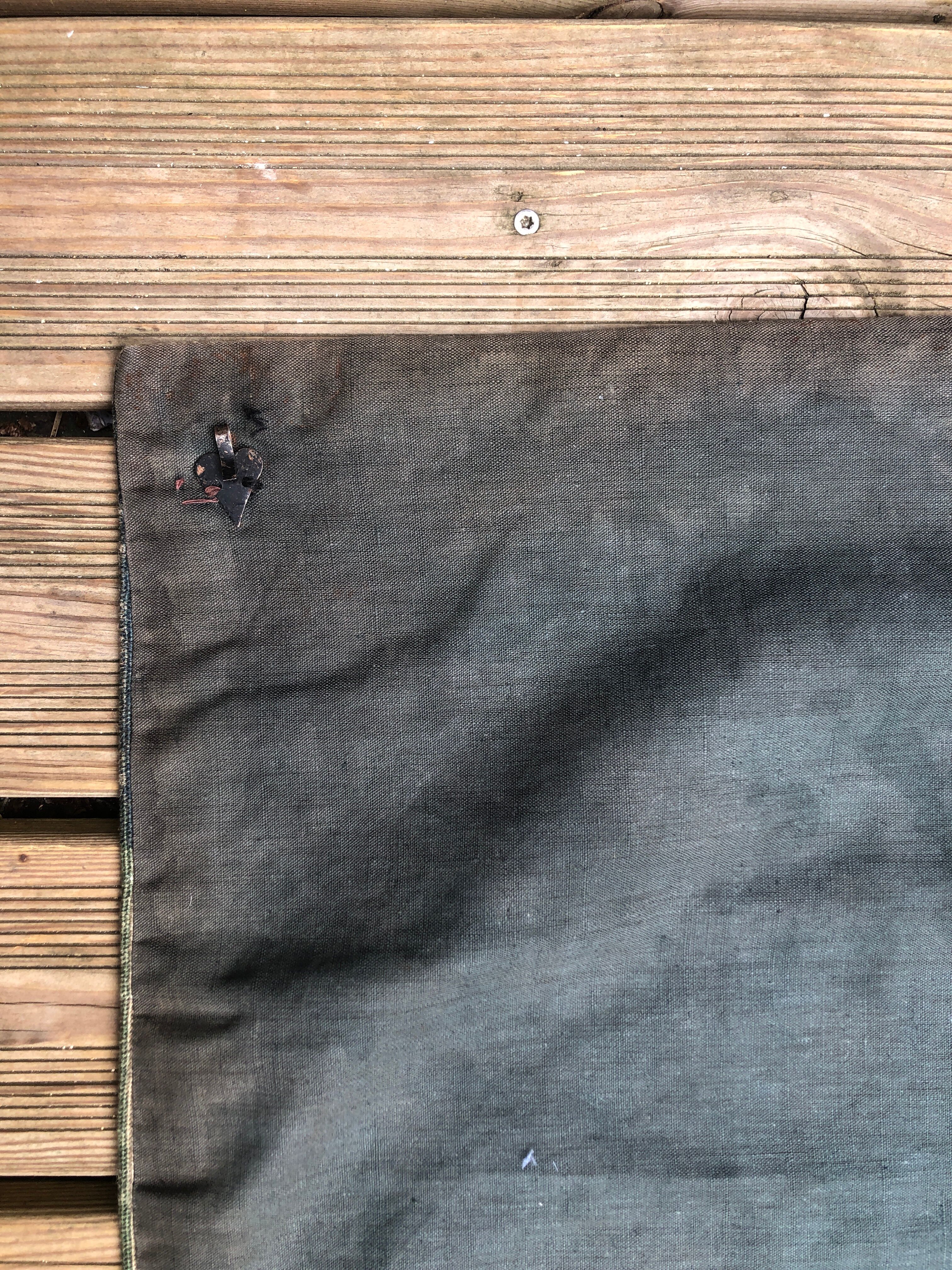 Old tapestry, medieval scene.