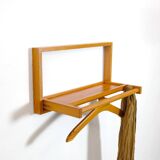 Scandinavian pine wall valet from the 60s-70s.