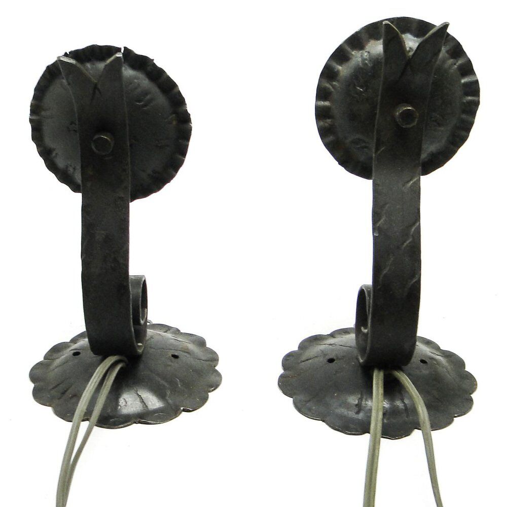 Brutalist sconces, Poland, 1970s, set of 2