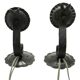 Brutalist sconces, Poland, 1970s, set of 2