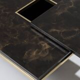 Lacquered wood bar table, 1970s