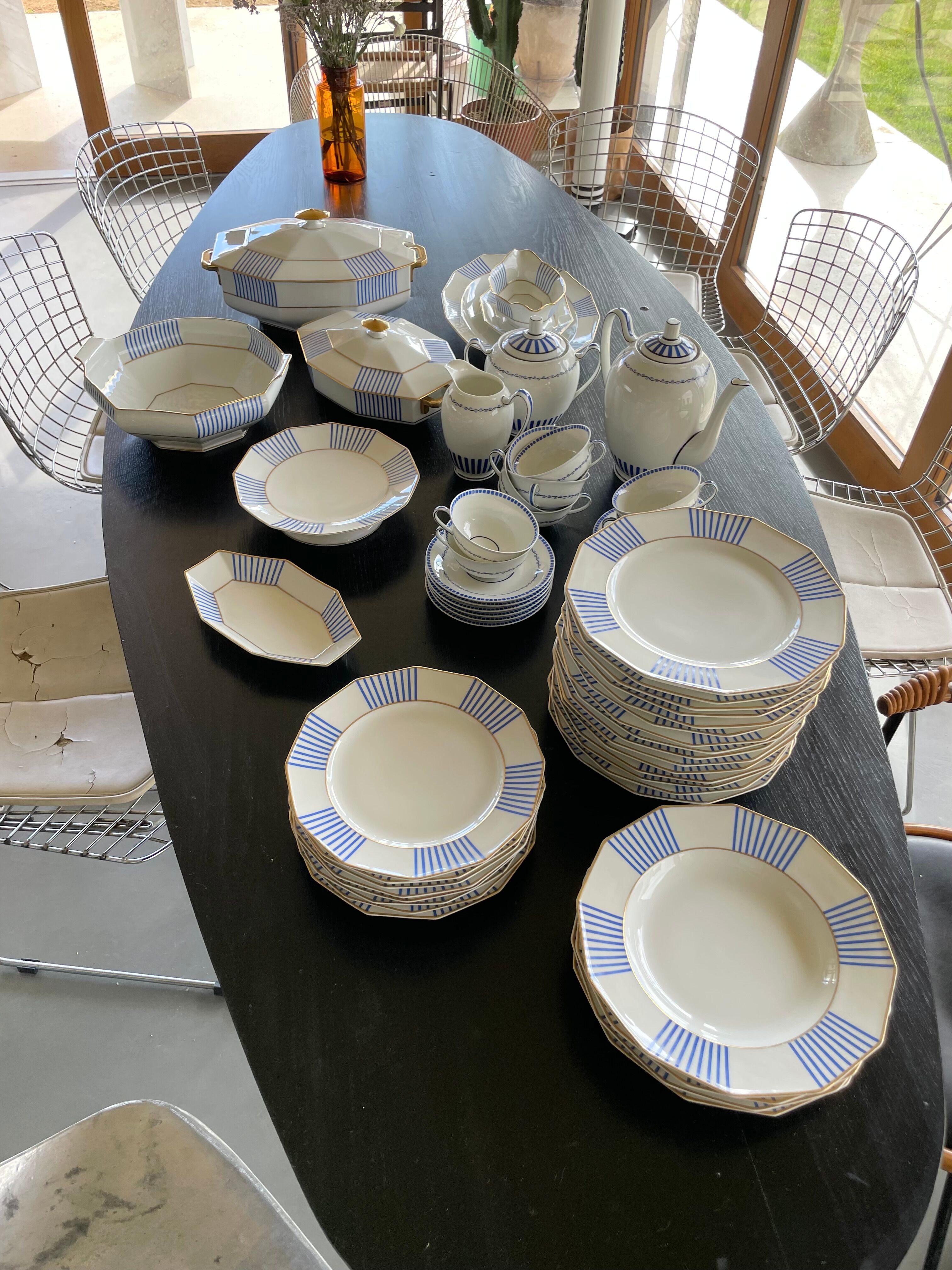 Set XXL crockery Limoges A.Lanternier