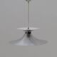 Scandinavian chandelier by MARKSLÖJD in aluminum and opaline, Sweden 1970