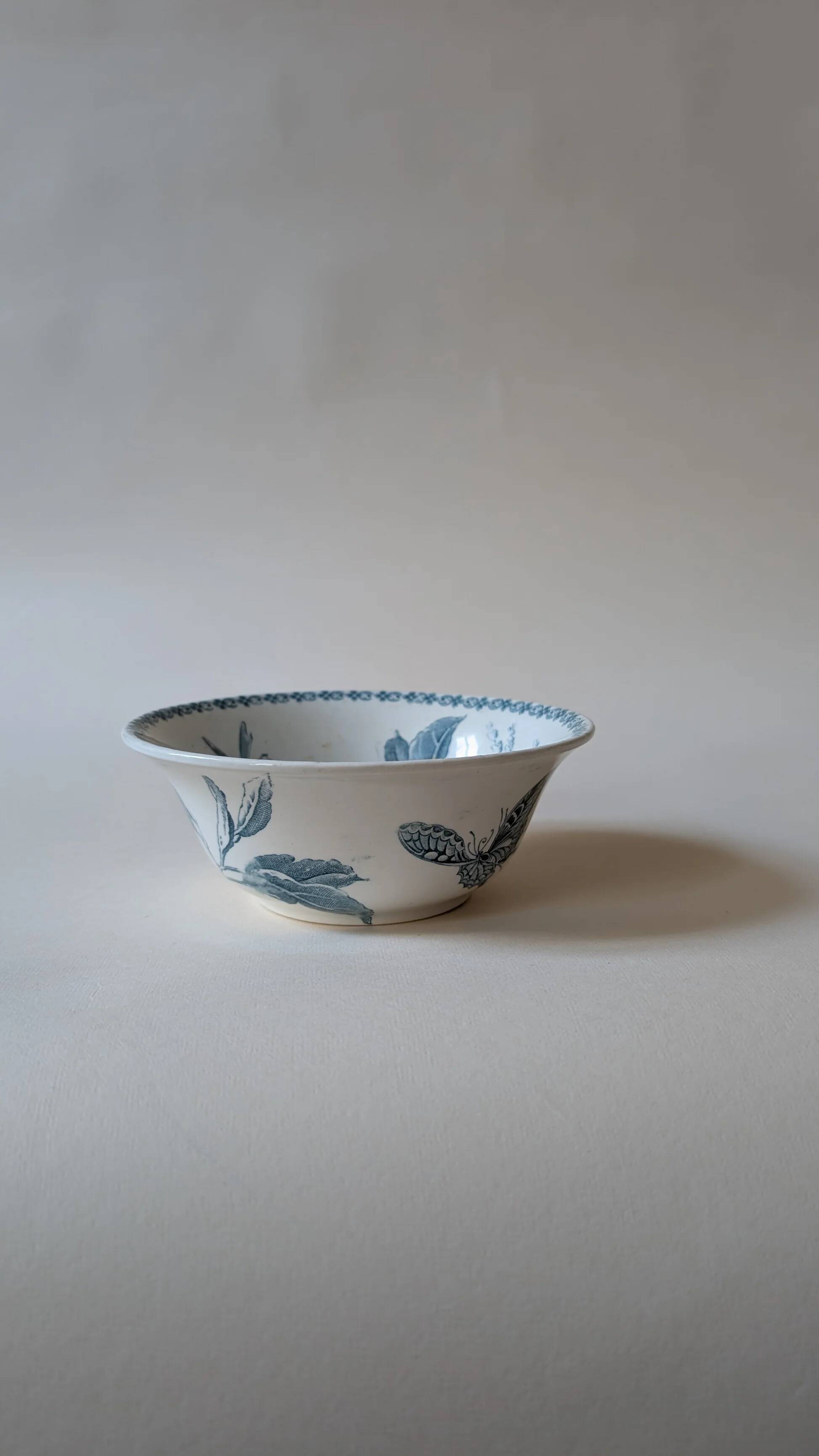 Antique earthenware bowl