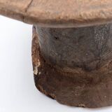 African tonga stool with handle