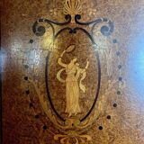 Louis XVI style showcase library in marquetry