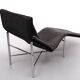 Leather chaises lougues by Tord Björklund for Ikea, 1980s