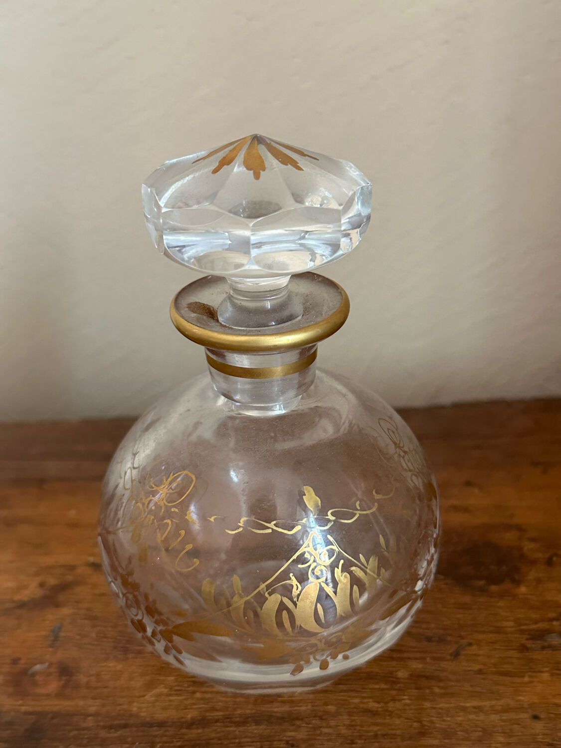 Lot of antique decanter