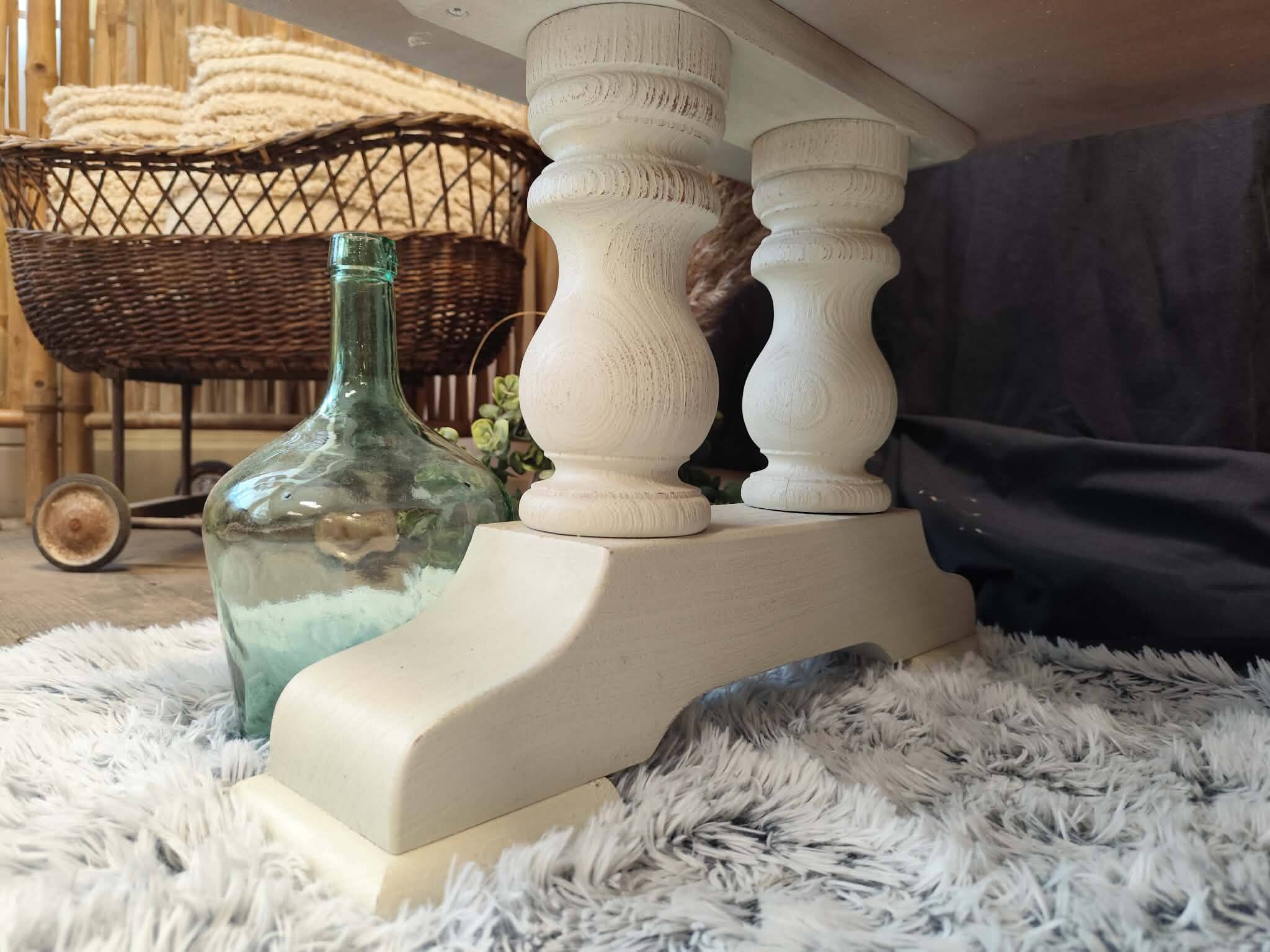 Table basse en chene massif