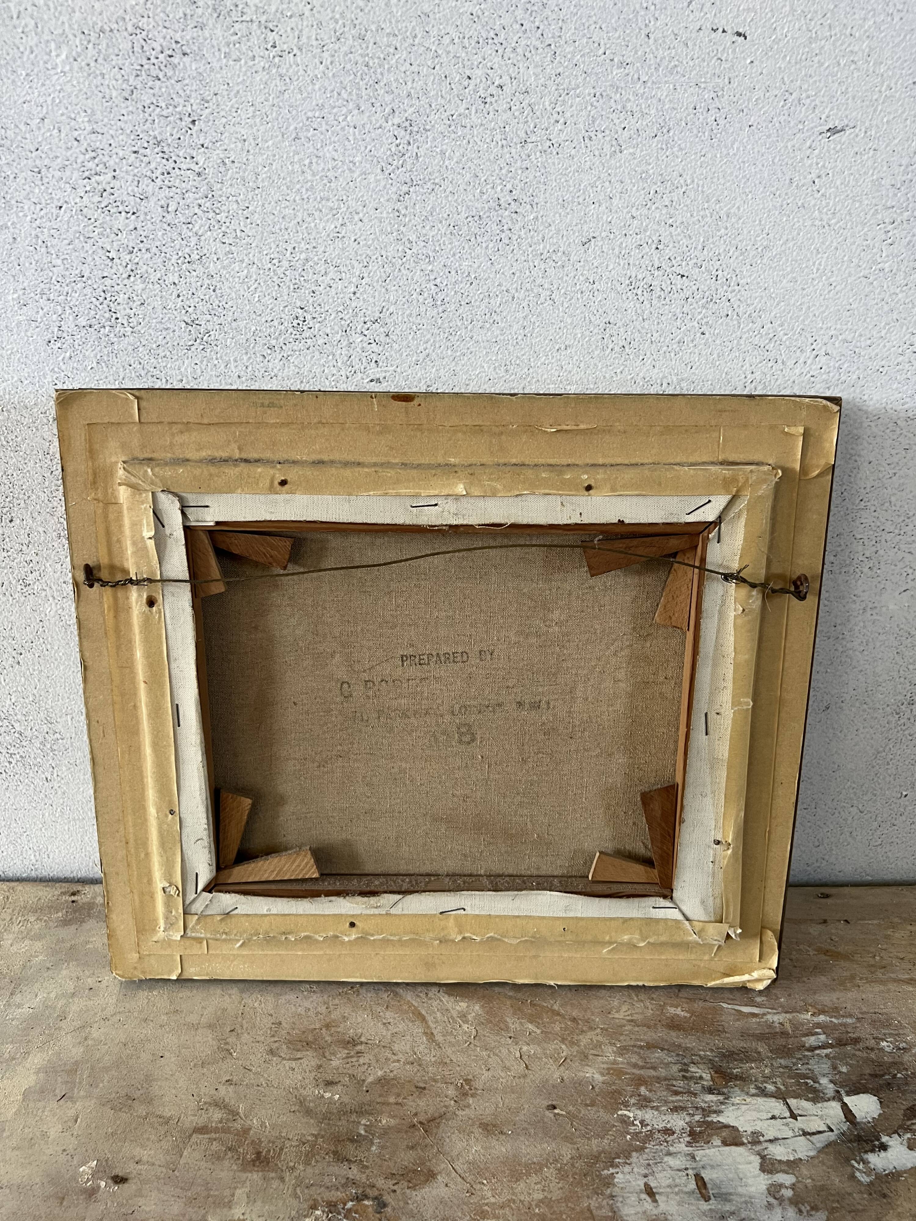 Old painting portrait