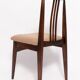 Mid-Century Latte Bouclé Chair, beech wood, M. Zielinski, Europe, 1960s