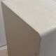 Mykonos Bali style bedside or niche side table in polished concrete