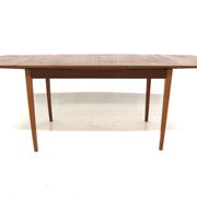 Table de salle à manger "portefeuille" en teck, Suède, 1960