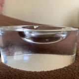 Solid crystal ashtray signed "sevres"