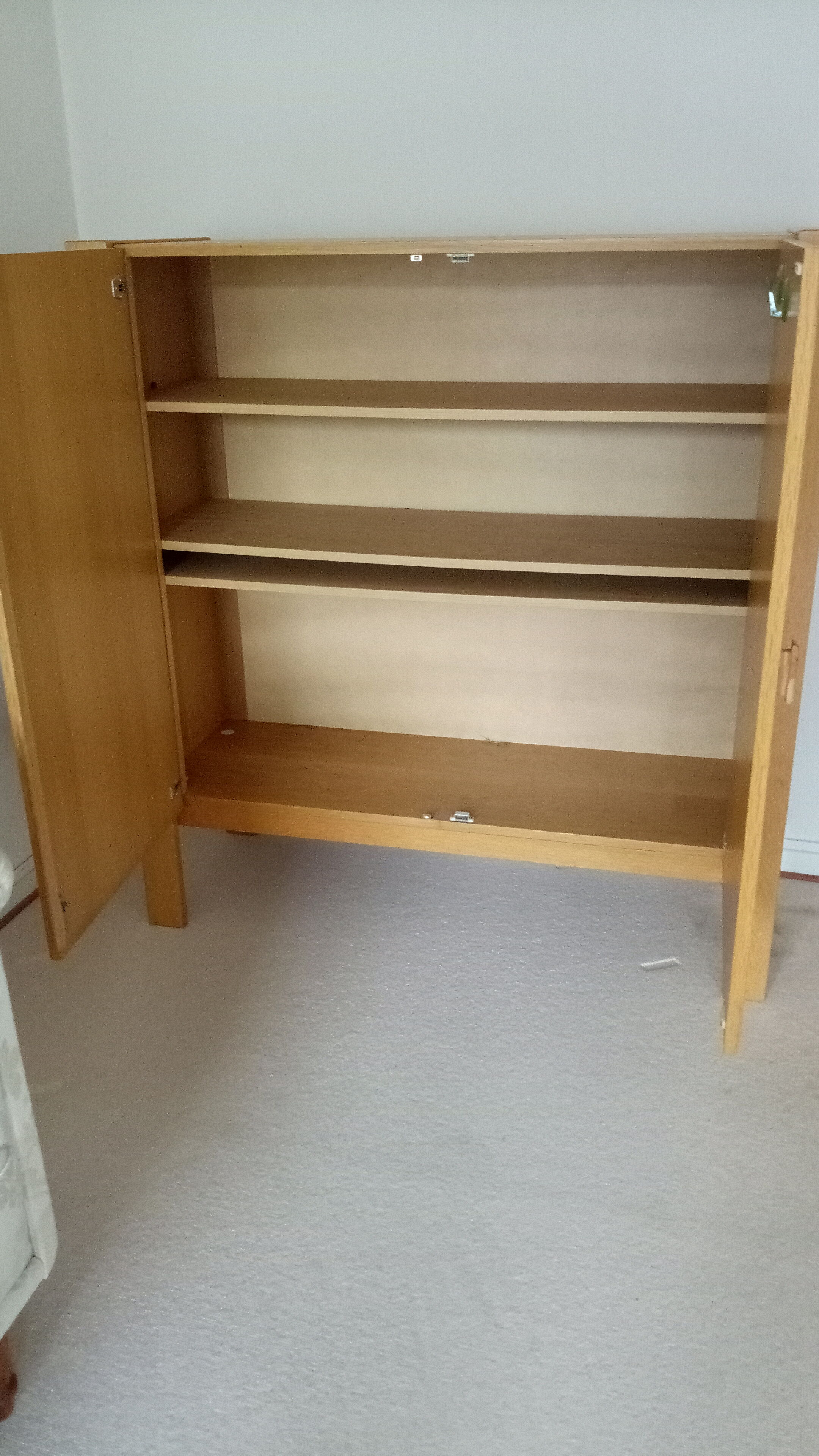 Danish brutalist cabinet in oak from the 70s