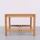 Solid oak coffee table by søren holst for fredericia furniture