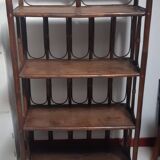 Vintage rattan shelf