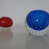 Italian candleholders in Murano glass, 1950s, set of 3.