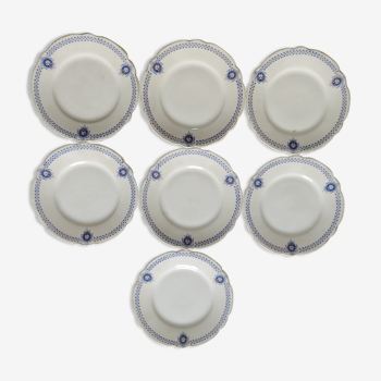 Ensemble de 7 assiettes à dessert Muller Selb