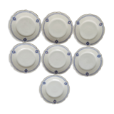 Ensemble de 7 assiettes à dessert Muller Selb