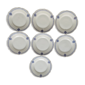 Ensemble de 7 assiettes à dessert Muller Selb